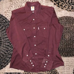 Women’s Carhartt Button Down Shirt Size Small